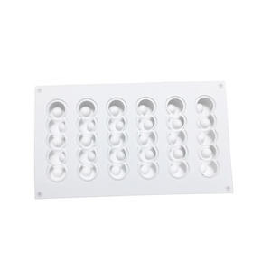 Diy Schattige Rups Vorm Siliconen Chocolademousse Kaars Cake Bakgereedschap Siliconen Cake Vierkante Vorm - Product Image 5