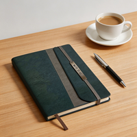 Carnet en cuir personnalisé, couverture de journal en cuir PU, agenda vintage pour gravure