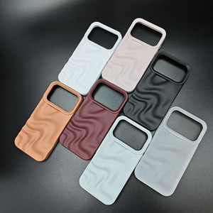 Ins thiết kế đặc biệt cho <span class=keywords><strong>iPhone</strong></span> 17 Pro Max trường hợp nước gợn mềm TPU ba chiều mô hình bao gồm Matte 17air trường hợp điện thoại - Product Image 1