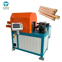 Machine semi-automatique rotative Vedette pour le formage des extrémités de tubes en acier inoxydable et en cuivre, avec boîte de vitesses, haute précision, pour l'élargissement, le rétrécissement et le sertissage