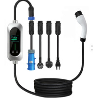 Chargeur de véhicule électrique portable GBT Type 2 16A 32A 3,5KW 7KW 11KW 22KW, station de charge rapide pour véhicules électriques