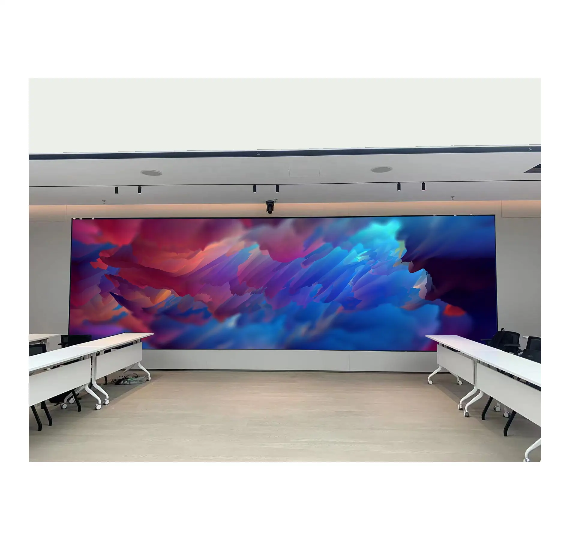 Madder layar led penuh warna dinding, layar led hd untuk bioskop dalam ruangan ultra tipis P1.5 P2 P3 P4 P5