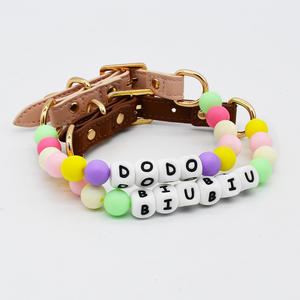 Collar de Silicona Personalizado con Nombre para Mascotas, Collar de Perro con Nombre DIY - Product Image 1