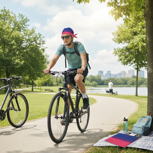 BISEXUAL Seamless Bandana 600PC 50DZ/CS Algodón transpirable y poliéster para deportes Ciclismo al aire libre Pesca - Product Image 3