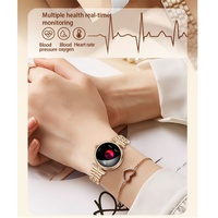 Nuevo Reloj Inteligente de Moda para Mujer AK73, Monitor de Ritmo Cardíaco, Sueño y Presión Arterial, Llamadas por Bluetooth, Múltiples Modos Deportivos