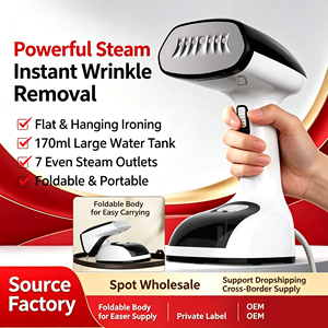 Sokany Mini Automatic Handheld Steam Brush <b>Electric</b> Garment <b>Steamer</b> 1200W Power Anti-Dry-Burning Feature for Hotel Household Use - Product Image 2