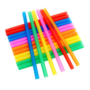 6 على شكل قش الشرب البلاستيكي ، ثني القش البلاستيكي الفني ، قش الشرب الملون - Product Image 2