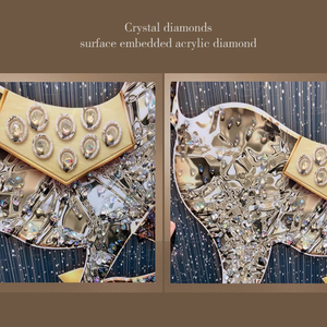 Pinturas Decorativas Modernas de Caballos Blancos de Lujo al por Mayor, Arte de Pared en Lienzo, Marco de Cristal, Alta Calidad Digital - Product Image 4