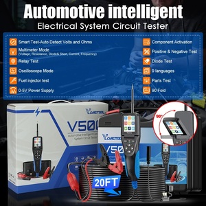 Probador de voltaje de circuito de coche VDIAGTOOL V500 9V 12V 24V probador de circuito de voltaje de camión de coche con prueba de inyector de detección de cortocircuito - Product Image 2