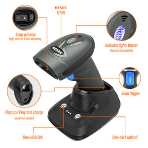 Escáner resistente a la 24/7: operación 2,4, soporte de carga, G inalámbrico + BT, venta minorista/logística - Product Image 4