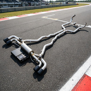 Tubo de Escape Catback <span class=keywords><strong>Tuning</strong></span> para <span class=keywords><strong>BMW</strong></span> <span class=keywords><strong>M8</strong></span> F91/F92/F93 4.4TT 2019-2023, Tubo de Escape de Acero Inoxidable de Alto Rendimiento con Puntas MP - Product Image 1