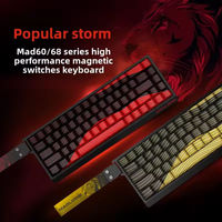 Clavier de jeu filaire MADLIONS MAD 68HE, accessoires pour PC Gamer, déclenchement rapide, interrupteurs magnétiques à échange à chaud, très demandé par les joueurs