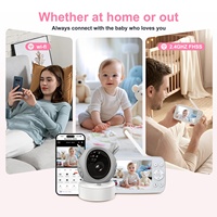 2025 Wifi Audio bébé moniteur avec caméra 1080p Usb chargeur santé bébé dispositifs de surveillance petite maison intelligente bébé moniteur caméra