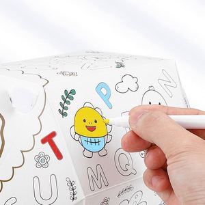 Fabriek Creatieve Kinderen Schilderen Graffiti Speelgoed Groot Papier Kinderen Diy Tekening Doodle Pop Kids Huis 3d Geschilderd Kartonnen Huis - Product Image 4