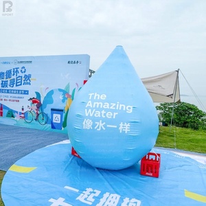 Esfera de Agua Inflable Gigante de 2m con LED, Modelo de Gota de Agua Luminosa para Decoración de Eventos Ambientales, Cabina de Fotos, Festivales, Exposiciones - Product Image 5