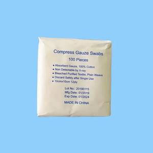 Compressa de Esponja Médica Detectável por Raios-X, 4, 8, 12 e 16 Camadas, com Borda Desdobrável - Product Image 6