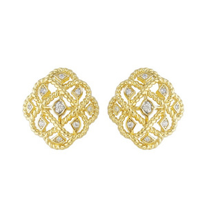 Orecchini Vintage in Pizzo per Donne, Design Floreale Traforato, Accessori per Orecchie - Product Image 5