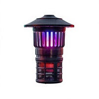 Lampe anti-moustiques transfrontalière personnalisée, multifonctionnelle, étanche, rechargeable, pour camping, avec fonction d'aspiration et éclairage