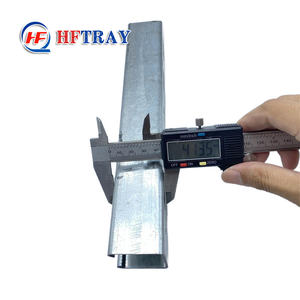 Perfil de Canal en C de Alta Calidad de 41 mm, de Zinc, Aluminio y Magnesio, Perforado y Ranurado, para Construcción Moderna - Product Image 1