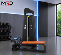 Máquina de remo sentado con carga de pin para entrenamiento de espalda y parte superior del cuerpo, equipo de gimnasio para fitness