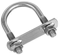 Série de quincaillerie électrique : Étrier de câble en U galvanisé à chaud pour accessoires de ligne aérienne, en acier durable et résistant à la corrosion