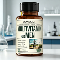 Complément Alimentaire Vitaminique et Minéral pour Hommes, Renforcement Immunitaire Adulte, Certifié ISO9001, Capsules en Gel Doux, Absorption Facile