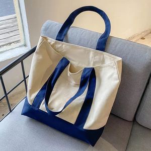 Sac fourre-tout en toile mini avec poignées en corde, personnalisé OEM, écologique, tendance, durable, réutilisable, de haute qualité, avec logo imprimé - Product Image 2