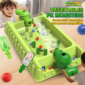 Jeu <span class=keywords><strong>de</strong></span> <span class=keywords><strong>société</strong></span> Plants vs. <span class=keywords><strong>Zombies</strong></span> pour enfants, ensemble multicolore <span class=keywords><strong>de</strong></span> lance-poissons, jeu interactif amusant pour toute la famille avec billes, pour les 5 à 7 ans - Product Image 2