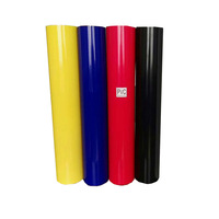 Rouleaux de film thermocollant HTV en vinyle pour textiles, PVC haute température pour transfert thermique sur T-shirts – Vente en gros