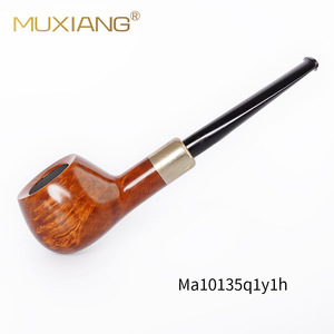 MUXIANG Tobacco Pipe Straight Type Ma10135h1y1h Wood Grain Design - Product Image 5