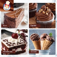 Pièces de chocolat noir et blanc / Qualité pâtissière pour la décoration de gâteaux et desserts DIY, fèves de chocolat décoratives en vrac, vente en gros