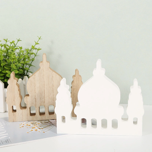 Decoración de Madera para el Ramadán y el Eid de DAMAI, Adorno Islámico Pulido para Fiestas, Decoración Musulmana para la Mezquita - Product Image 1