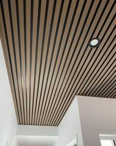 Revêtement mural imperméable en composite bois-plastique, design moderne, panneau décoratif, clôture extérieure, écran de protection, grille d'intimité - Product Image 5