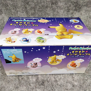 Organisateur de câbles Pocket Monsters pour accessoires de téléphone, figurines miniatures en PVC Meowth Puff Pokémon sur le câble, boîte mystère - Product Image 2