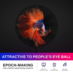 3 * Z3H,65CM 3d holografik reklam ekleme 3d Led Fan dönen 3d Hologram projektör insan boyutu ekran - Product Image 4