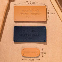Etiqueta de Cuero Personalizada de Alta Calidad al por Mayor, Parche de Cuero con Logotipo Grabado para Jeans, Etiqueta para Bolsos, Ecológica, para Ropa y Calzado