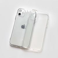 Coque de téléphone portable en TPU transparent anti-chute 2,0 mm, vente en gros d'usine, pour iPhone 16 Pro Max / 15 / 17 / 17 Pro Max