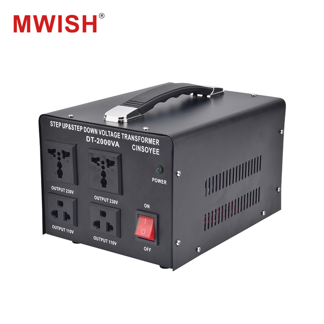 Bidirectional Voltage Converter 110V 220V Step up Down 500W to 5000W for Smart Home Audio System Overseas Travel Use