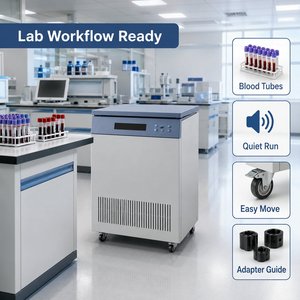 ClearSight CGCSZ-008 Centrífuga Manual de Alta Calidad 148x5/7ml para Pruebas con Tarjetas de Gel 4000rpm con Pantalla Táctil y Rotor Capilar Veterinario - Product Image 1