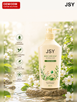 Gel Douche Parfumé Botanique OEM ODM Marque Privée 500ml Hydratant Nettoyant Doux Parfum Longue Durée Rafraîchissant