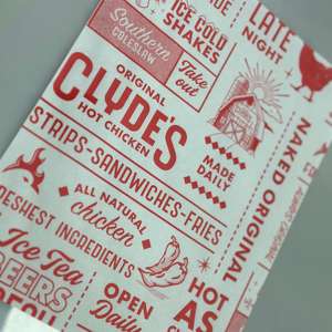 Papier sulfurisé 40g pour emballage de sandwichs, hamburgers, sushis, cadeaux, utilisation personnalisée, papier alimentaire de qualité alimentaire 7, imprimé sur mesure - Product Image 5