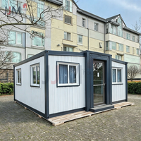 Maison conteneur extensible JJM 20/40 pieds, prix, 2, 3 ou 4 chambres, villa de luxe préfabriquée 20 pieds, maison portable préfabriquée