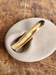 İskandinav meditasyon ev dekor palo santo tutucu sandal aromatik oval şekil seramik adaçayı tutucu - Product Image 5