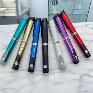 Smooth Reusable Durable 3ml Metal Packaging <b>Pen</b> Rubber Stopper Custom Logo <b>Refillable</b> Injection <b>Pen</b> Adjustable Dose - Product Image 6