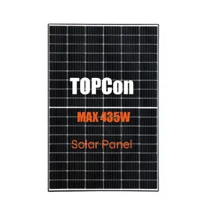 2023แผงเซลล์แสงอาทิตย์430วัตต์พร้อมการรับรอง TUV กำลังการผลิตที่ต้องการมาก