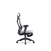 Chaise de bureau ergonomique JOHOOFURNITURE avec appui-tête, fabrication chinoise, chaise de bureau pour salle de conférence, coussin épais confortable