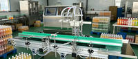 Machine de remplissage de bouteilles de détergent, d'huile, de liquide, de shampoing, à pompe magnétique automatique de bureau Zhongjie, 4 têtes, 3 L/min