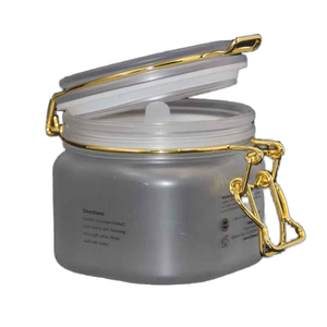 Nhựa Lớn <span class=keywords><strong>Container</strong></span> Với Vít Top Nắp Nắp Màu Trắng Hình Dạng Vuông 250G/350Ml Kem Cơ Thể Lọ Muỗng Chăm Sóc Da Mỹ Phẩm Bao Bì - Product Image 5