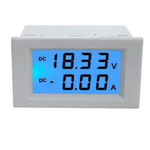 D85-3050 Digital DC Ammeter Voltmeter LCD Volt Amp Panel Meter