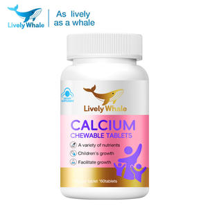 แคลเซียมเหล็กสังกะสีสำหรับเด็ก Whalekids ที่มีชีวิตชีวาพร้อมวิตามิน K2-การเจริญเติบโตของกระดูกและการติดฉลากระบบภูมิคุ้มกันโรงงาน - Product Image 1